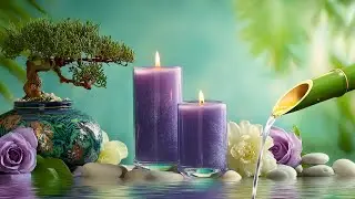 Relaxing Sleep Music + Bamboo Water Fountain 🌿 Insomnia Relief, Calm Anxiety & Deep Relaxation
