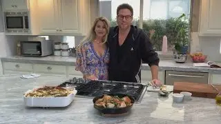 Cheff Scott Conant + Wife Mel Make 2 of Their Family's Favorite Dishes (Like Cast-Iron Skillet Ch&hellip;