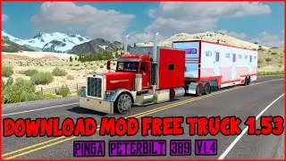 ATS 1.53||DOWNLOAD MOD FREE TRUCK Pinga Peterbilt 389 v1.4