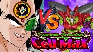 phy raditz VS FINAL PHASE CELL MAX SUPER ATTACK! Dragon Ball Z Dokkan Battle