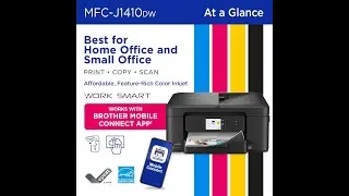 Brother Work Smart Wireless Color Inkjet All-in-One Printer