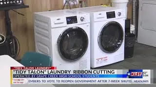 Grape Creek High students launch and run new laundry service