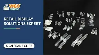 VIGO DISPLAY Retail Display & Promotion Props: SIGN FRAME CLIPS