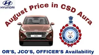 August 2022 CSD Price Hyundai Aura @ Contact 📞 7042422600