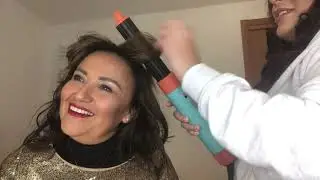 Dyson ID su capelli fini e corti|Piega Mossa