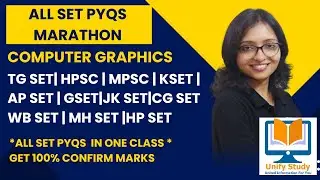 MARATHON-Computer Graphics PYQs-All SET Papers|TG SET|KSET|GSET|WB SET|CG SET|MH SET|MP SET|HP SET