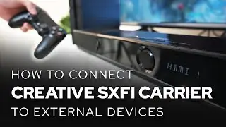 Подключение Creative SXFI CARRIER к внешним устройствам