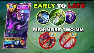 Roger Counters Double MM EASY! Best Build + Tips | MLBB