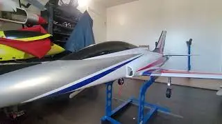 Проверка центра масс самолета Global Aerojet 2.2m Fury