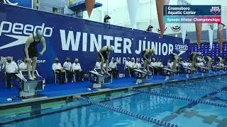 Anna Moesch Wins Again | Women&rsquo;s 100y Free A Final | 2021 Speedo Winter Junior Championships - East
