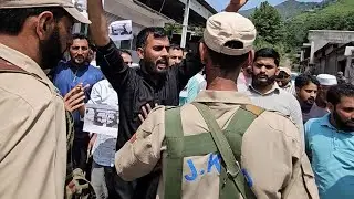 Black Day Protest: Youth Congress Fights for Statehood in J&K | Poonch Protest Led by Fiaz Diwan