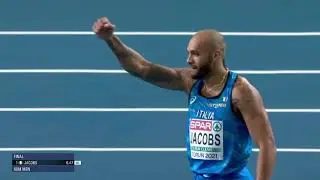 M 60m - Lamont Marcell Jacobs (Italy) - 6.47 - Torun (Poland) - 2021 - Italian Indoor Record