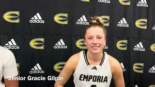 Lady Hornet post game after win over Bellevue 