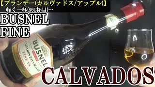 【カルヴァドス、それは選ばれしアップルブランデー…こんなに懐に優しいブランデーがあるのか！？ノルマンディー地酒！！　ブランデー(カルヴァドス)】ビュネル　カルヴァドス　フィーヌ　軽く一杯（861杯目）