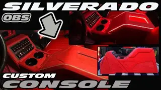 КОНСОЛЬ OBS CHEVY SILVERADO CUSTOM С АКРИЛОВОЙ И СВЕТОДИОДНОЙ ПОДСВЕТКОЙ