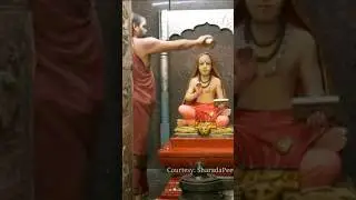 Adi Shankaracharya Abhishekam @ Sringeri Shankara Math by Sri Vedushekarabhrati Swami #sringeri