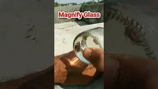 Make magnification glass 😃 #shorts #science
