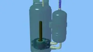 Twin Rotary Compressor animation video