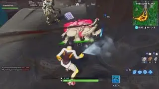 FORTNITE  Fortbyte 92 Location, Use Rock Love Spray Next to Lavafall
