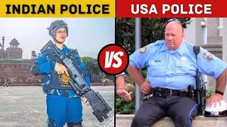 Indian Police Vs USA Police | Salary, Weapons, Corruption | Full Comparison