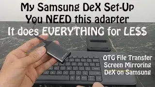 Адаптер USB C OTG для Samsung Note 9, HDMI-зеркалирование экрана и DeX на Samsung и Linux на DeX