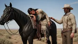 Il cavallo del cowboy era sparito da 3 giorni... Tornò con una donna Apache ferita.