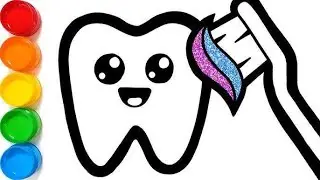 How to Draw Dental Hygiene | Healthy Teeth Drawing for Kids!