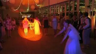 SoundONE Cornwall Wedding DJ - Lusty Glaze Beach Cafe - Mr and Mrs Sills