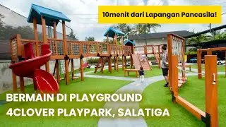 CAFE KIDS FRIENDLY DI SALATIGA?! ADA PLAYGROUND INDOOR & OUTDOOR!! 😱🛝 #4CloverPlayPark #Playground