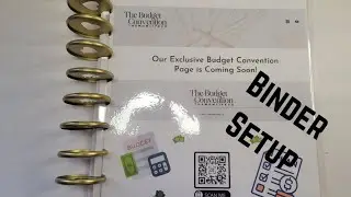 Setting up my travel binder | 2026 Budget Convention | savings challenges, planning
