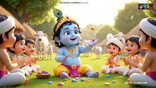 Little Krishna Song छोटी छोटी गैया - Choti Choti Gaiya Chote Chote Gwal | Krishna Song