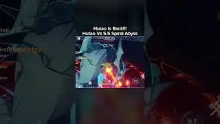 Hutao is back,hutao vs 5.5 spiral abyss#genshinimpact #shorts #gaming