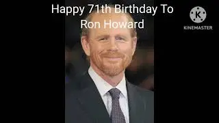 Happy 71th Birthday To Ron Howard