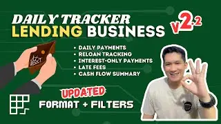 Lending Business - Daily Tracker Google Sheets Template v2.2