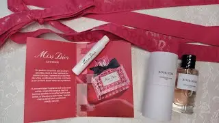 NEW DIOR 2025 Unboxing Miss Dior Essence Rose Star Sauvage Parfum Free Gifts #dior #unboxing #asmr