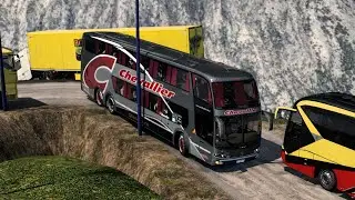 🔴 Driving a Cool Bus Through Extreme Narrow Roads | ETS2 LIVE