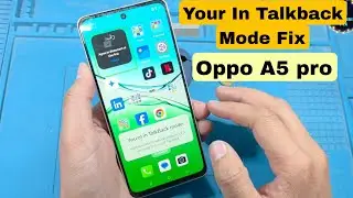 How to Turn Off TalkBack in Oppo A5 Pro  Accessibility Screen Reader Disable  2026