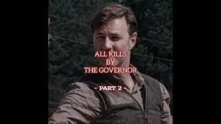 All Kills By The Governor 🥶🔥| The Walking Dead | Part 2 #shorts