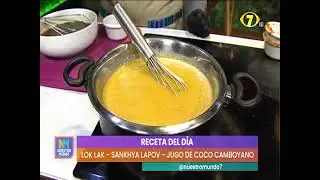 La receta del d&iacute;a: Lok Lak, Sankhya Lapov y Jugo de coco Camboyand