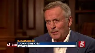 Best-selling author John Grisham in Nashville to advocate for wrongfully convicted inmates