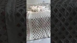 Turn your Wedding into a fairytale with our Luxury Bridal Bedsheet Set #avtraders #ytshorts #bedding