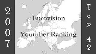 Youtube's Ranking - Eurovision 2007