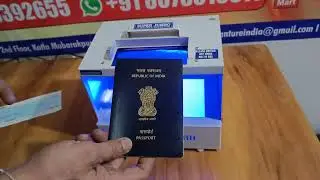 Cheap fake note checking machine | Passport Checking Machine | Fake Notes Detector Machine