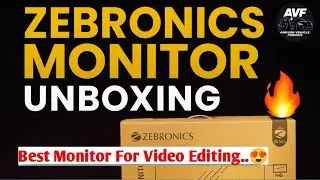Zebronics Monitor Unboxing 🔥 | Best Budget Monitor Under ₹6000? | Full Review in Hindi | AVF |