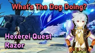 The Little Witch's Dictionary - Of the Little Wolf Pack | Razor Hexerei Quest Genshin Impact JP 4K