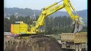 DEMAG H65 & LIEBHERR R962,... / F. Kirchhoff A8/A81 Dreieck Leonberg, Germany, 18.09.1995.