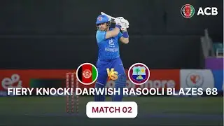 Fiery Knock! Darwish Rasooli Blazes 68🔥 | AFG vs WI 2026 | 2nd T20I | Jan 21 | Dubai | ACB | 321J
