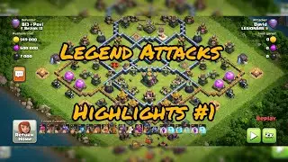 Legend Attacks Highlights #1 with Andrey (Super Archer + Super Wizard Blimb)