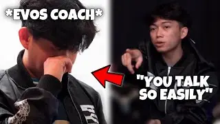 THIS EVOS MEMBER IS ARGUING WITH HIS COACH&hellip; 😢