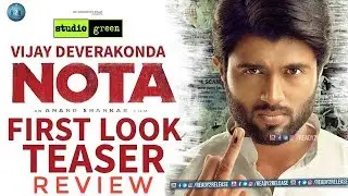 Arjun reddy fame vijay devarkonda | Nota tamil movie first look | Review